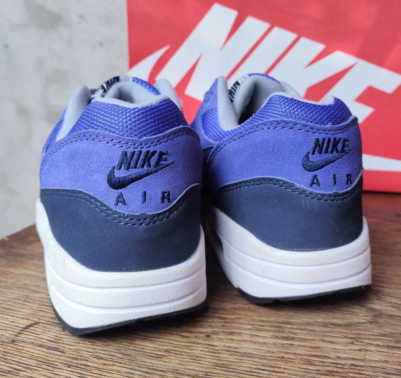 NIKE AIR MAX 1 - buty męskie (44 / 28cm) fioletowe / nowe Warszawa / 2