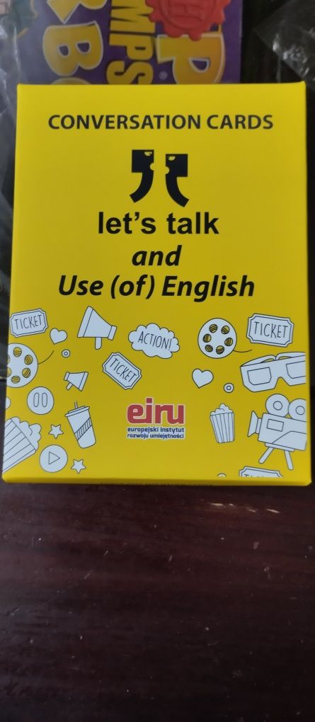 Conversation cards-use of English. EIRU