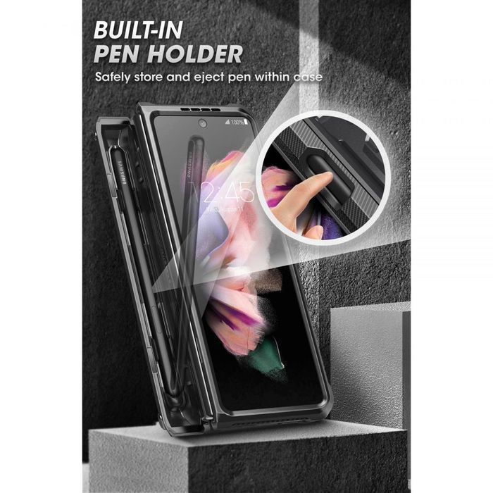 Etui Supcase Unicorn Beetle Pro do Galaxy Z Fold 3 - Czarny