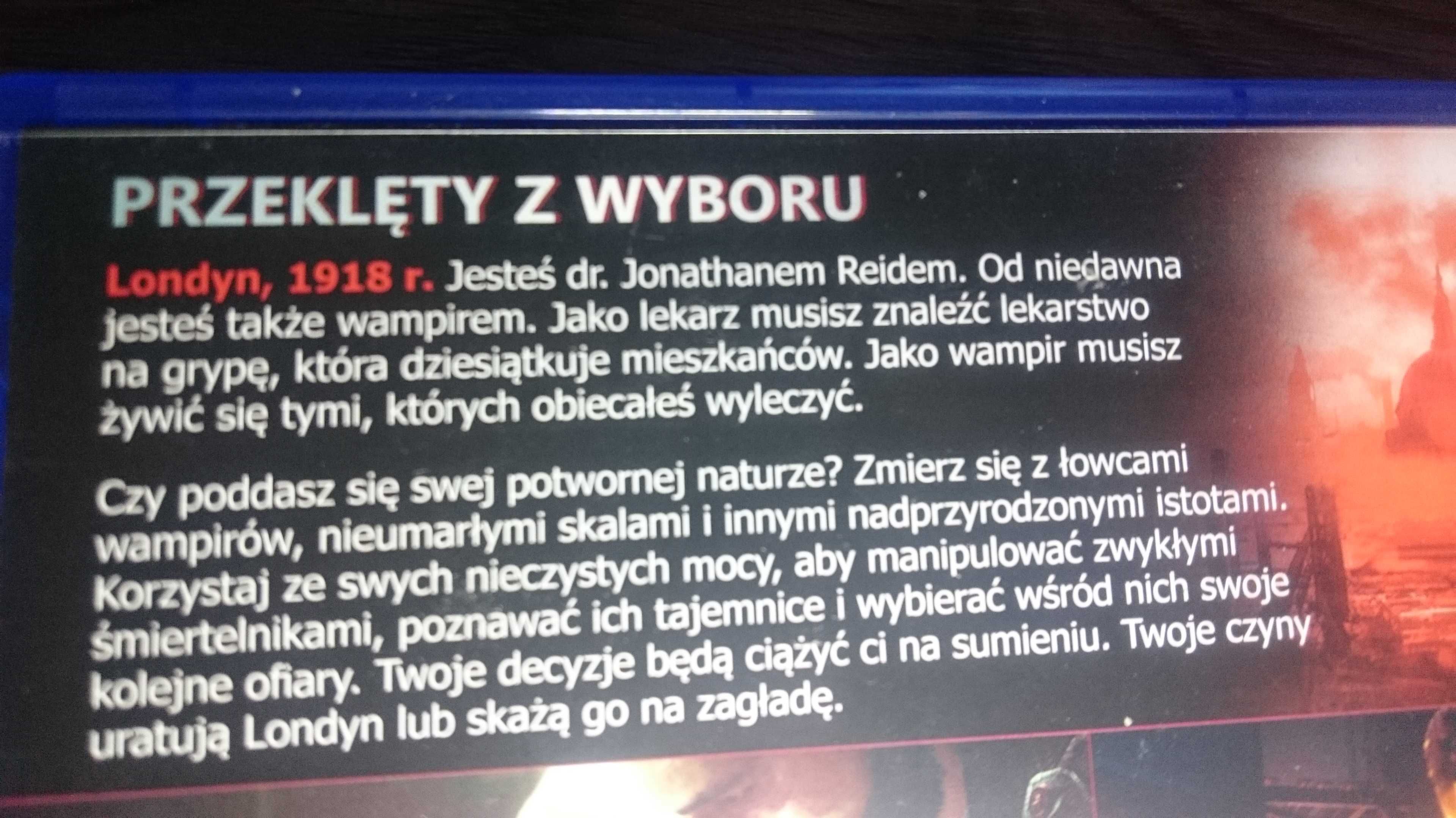 vampyr PS4 playstation 4 POLSKA resident last of us wampir ps4