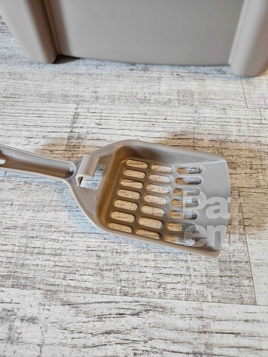 Kuweta dla kota duża otwarta z łopatką pojemna kot dom