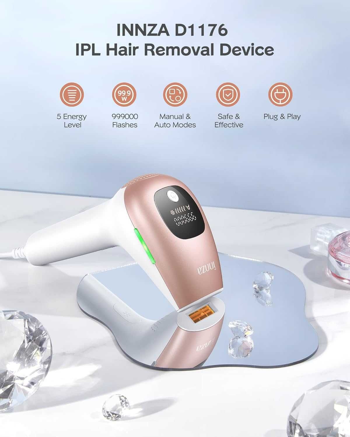 Depilator Laserowy Nowy laserowe usuwanie włosów