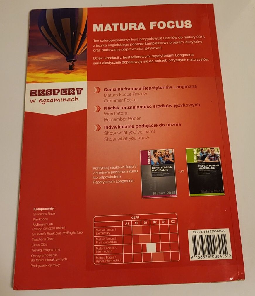Podręcznik do angielskiego Focus 3 Pearson