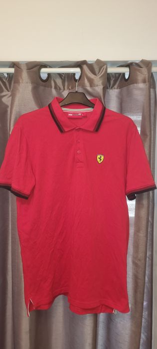 Koszulka polo Tricolore Scuderia Ferrari