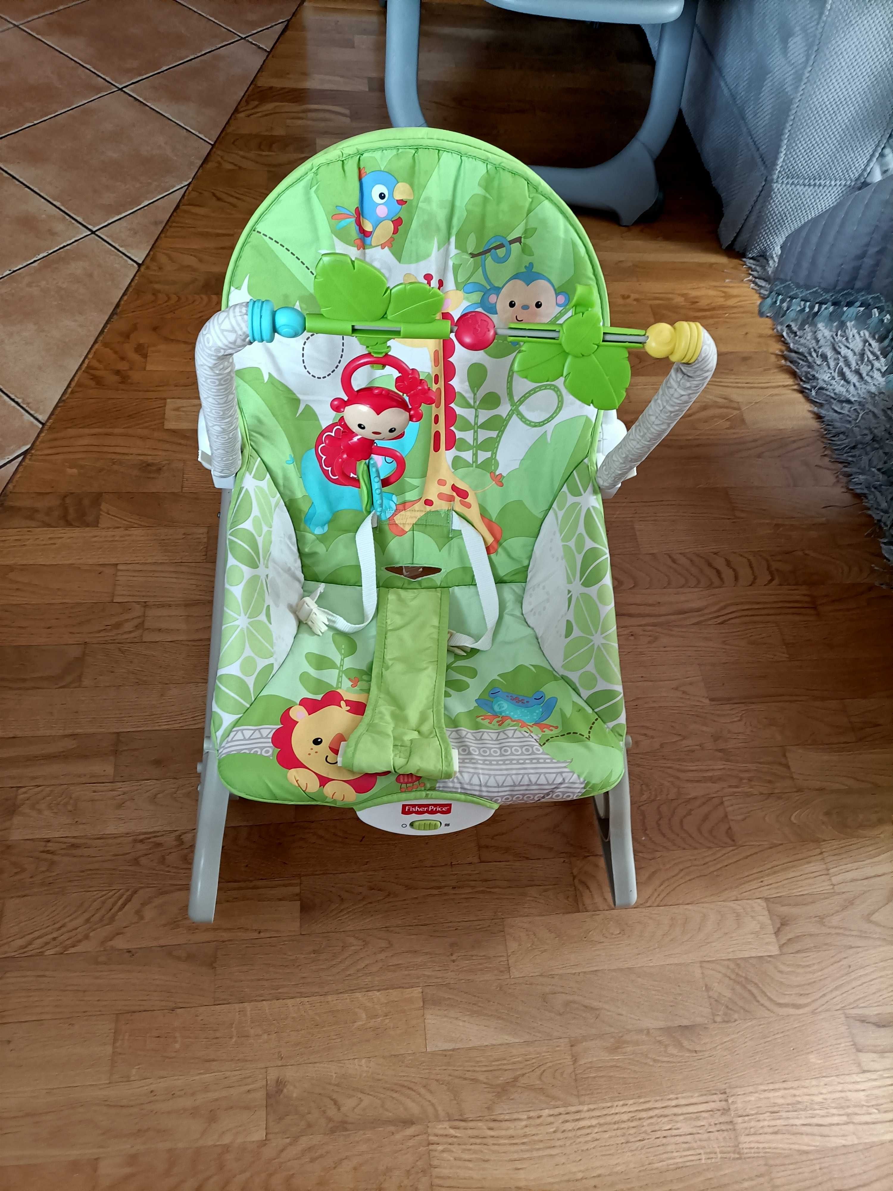 Fisher-Price Fotelik bujaczek Las Tropikalny 80 cm CBF52