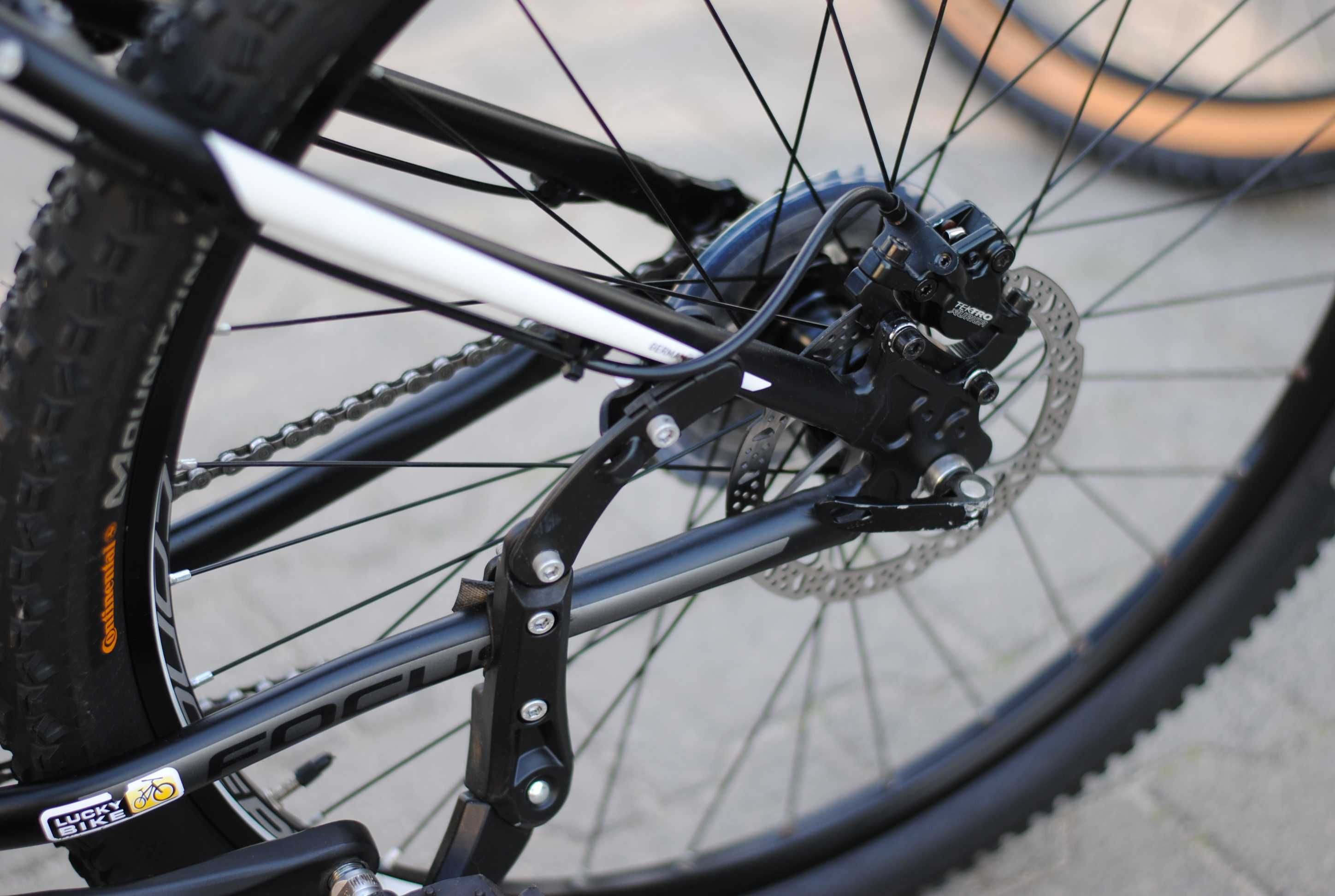 Górski rower góral MTB FOCUS Whistler osprzęt Shimano hydraulika tarcz
