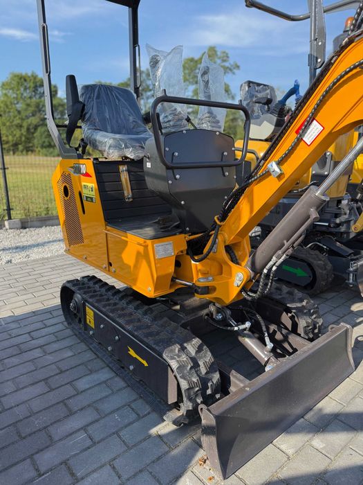 Nowa Minikoparka XN10 ramie skrętne dodatkowa hydraulika robocza NEX