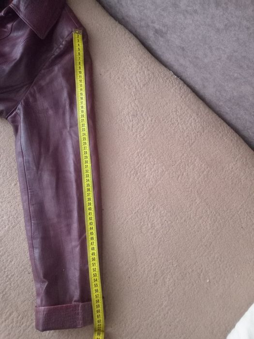 Шкіряний жіночий піджак