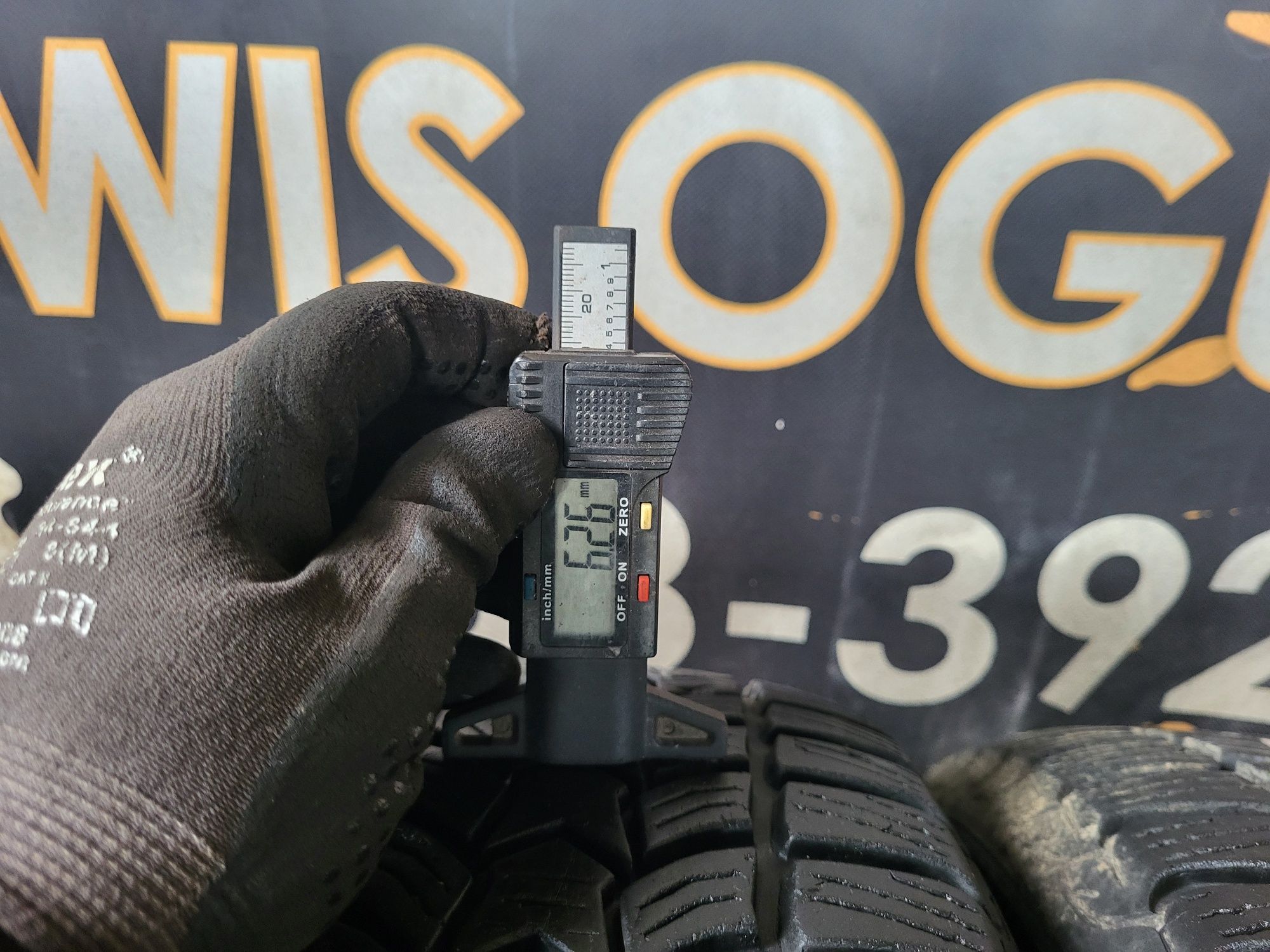 Opony zimowe 195/65/15 Dębica 6,2/6,7mm