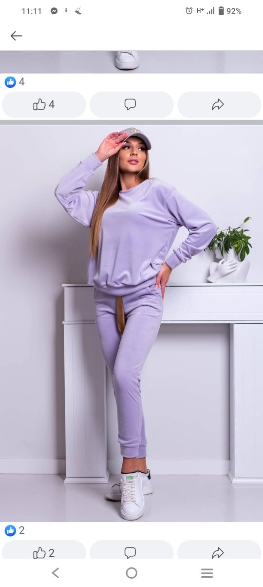 Dres welurowy La blanche