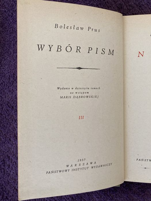 Wybór pism Bolesław Prus X tomów