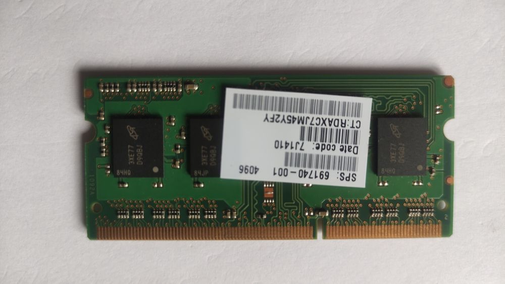 RAM Micron 4GB DDR3L 1600MHz SO-DIMM