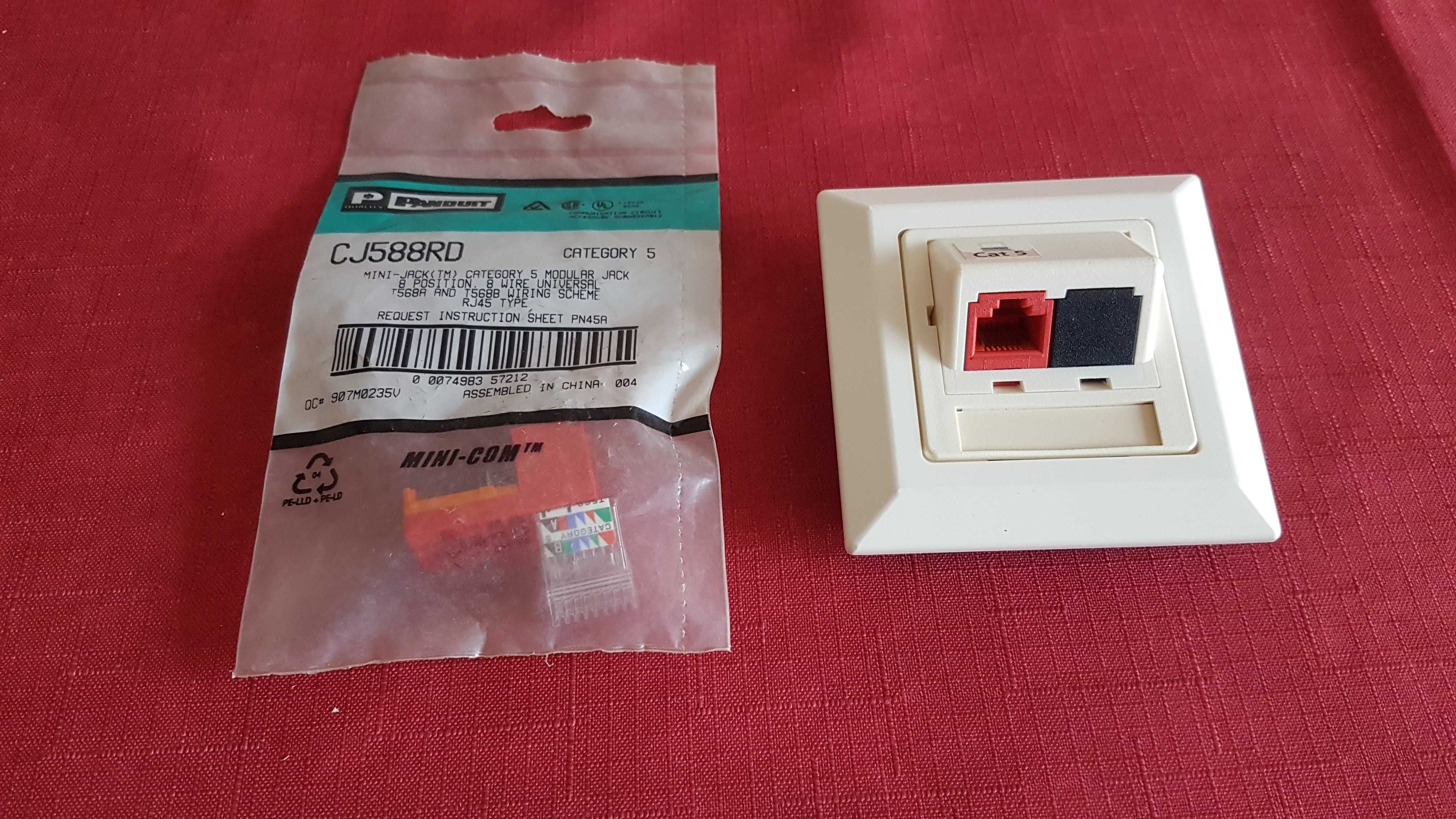 Gniazdo komputerowe  2x RJ45  CAT5