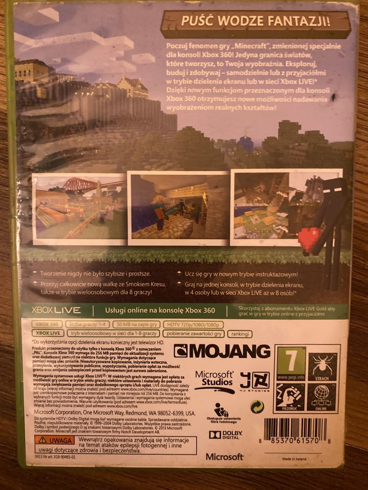 Minecraft xbox 360