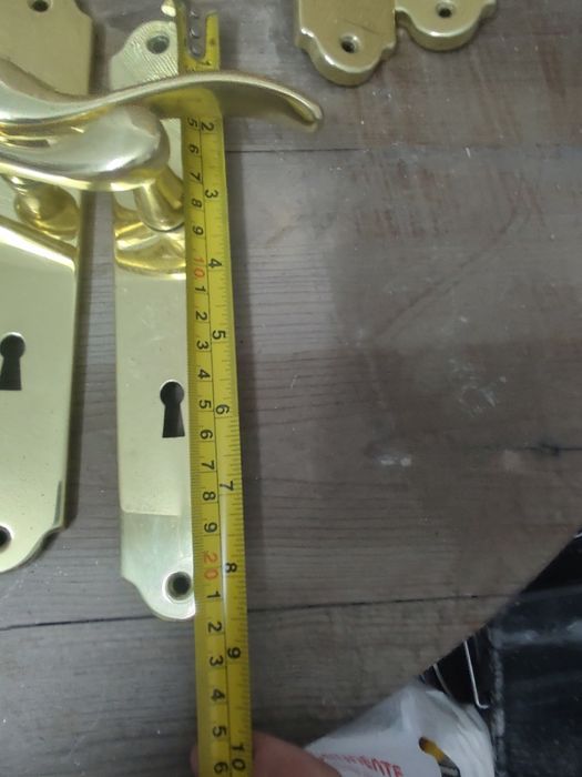 5 pares de puxadores de porta antigos