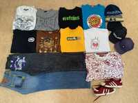 etnies, santa cruz, no fear, dc, raf simons, vans, ecko unltd