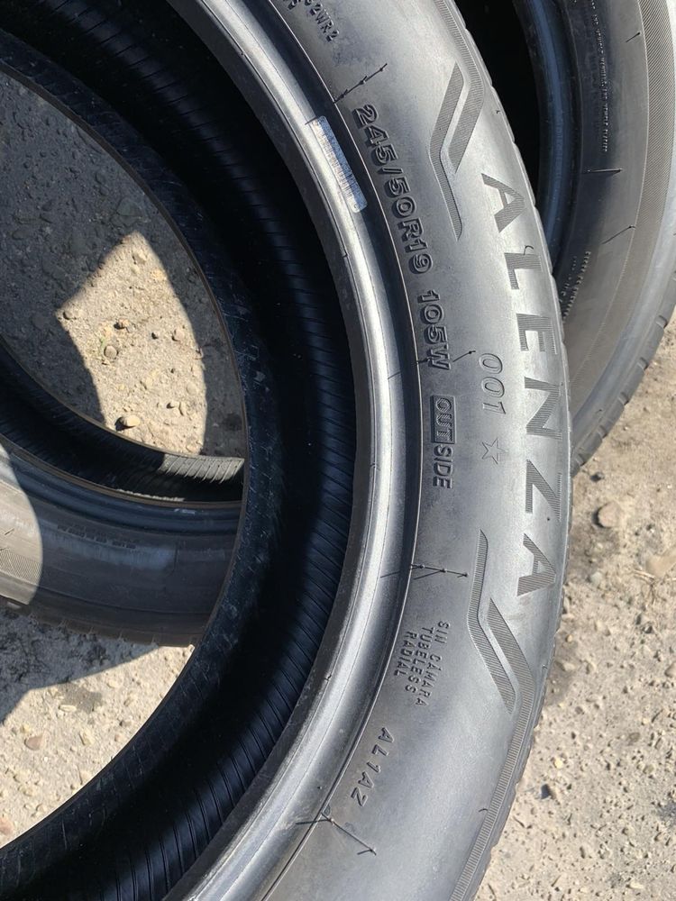 Шини 245/50 R19 Bridgestone літо 2021р,6мм