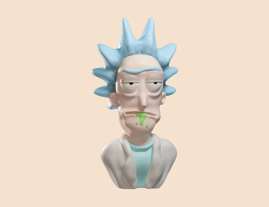 Rick de Rick & Morty Colorido