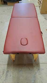Składany dwusekcyjny drewniany stół do masażu - uszkodz w transporcie