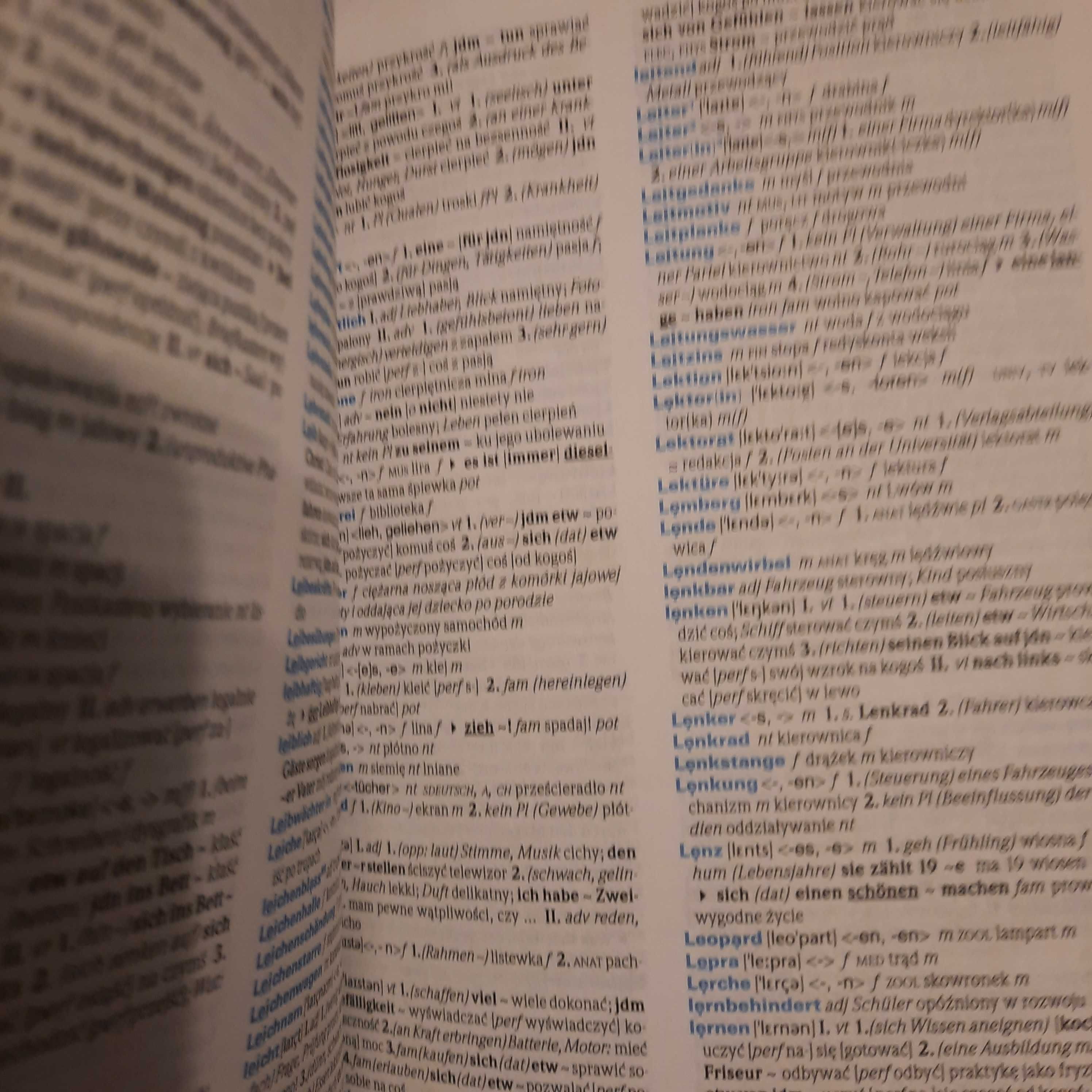 Słownik polsko- niemiecki, niemiecko- polski