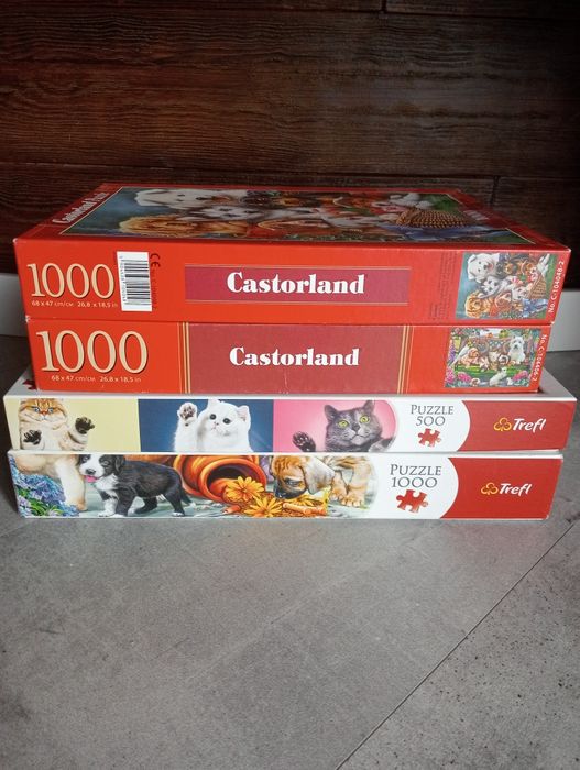 Sprzedam 4 x puzzle