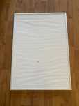 Moldura Lomviken aluminio cinzenta Ikea nova 70 x 50