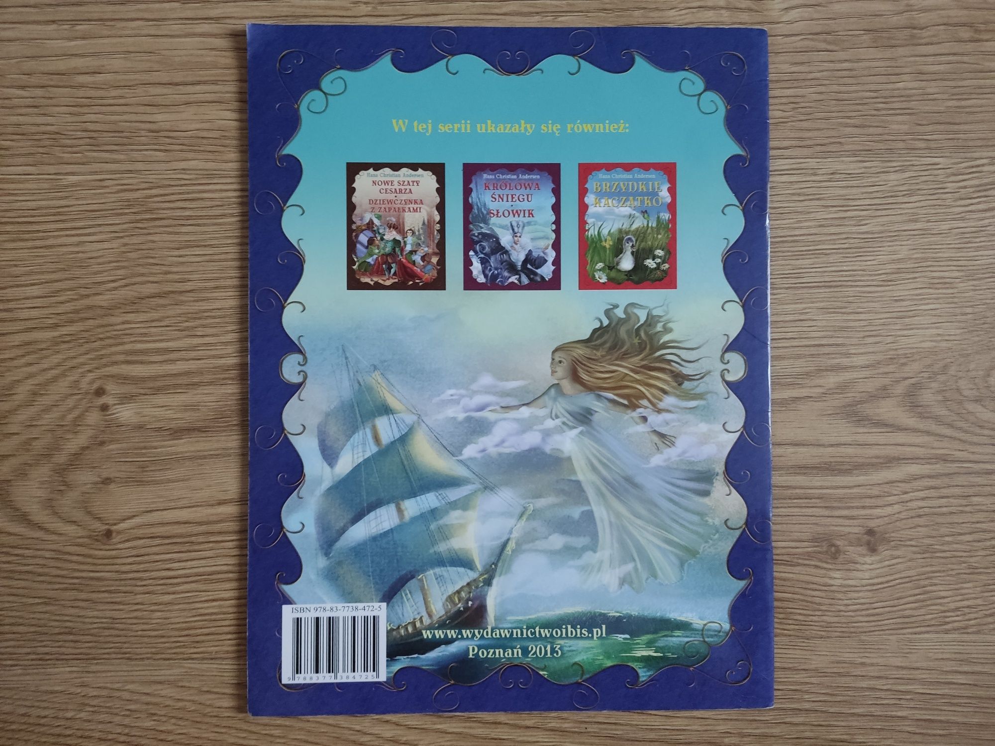 Książka dla dzieci Mała syrenka Hans Christian Andersen