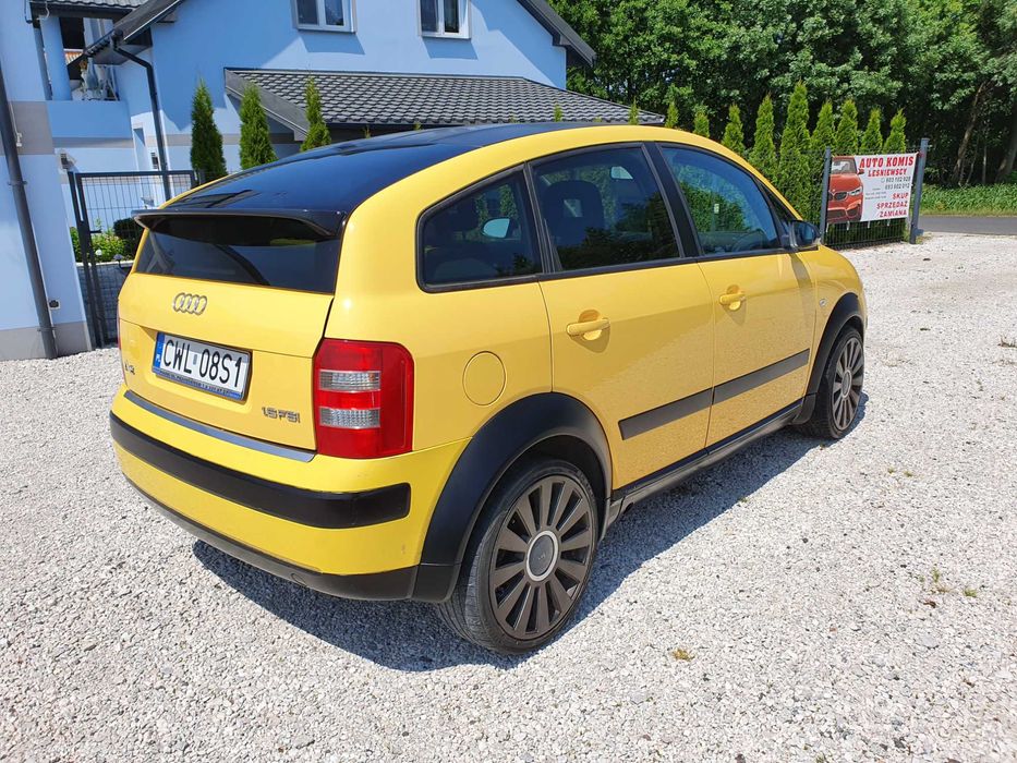 Audi A2 1,6 FSI 12 lat 1Wł Zadbana HAK Tempomat Klima Zamiana 210  Km