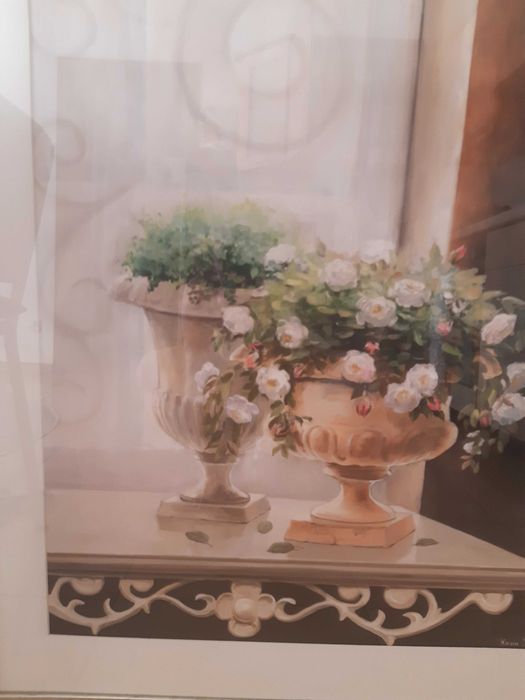 Obraz 78x93 w srebrnej ramie