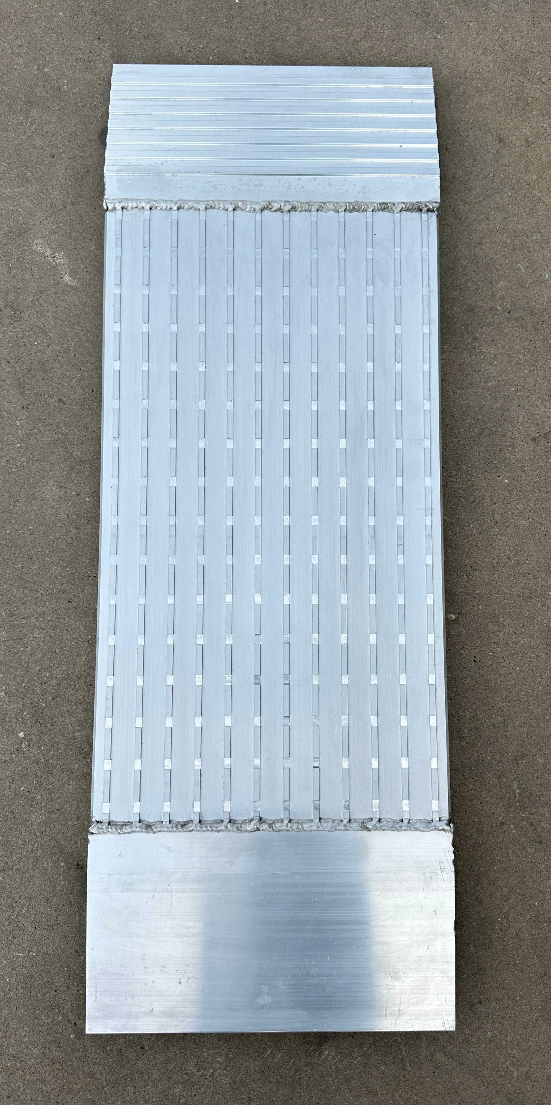 1 x Alu Trap Przejazd Predluzka Najazdu Lawety 80x35x4cm 4T