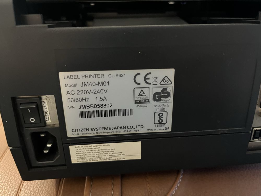 Drukarka termotransferowa Citizen CL-S621