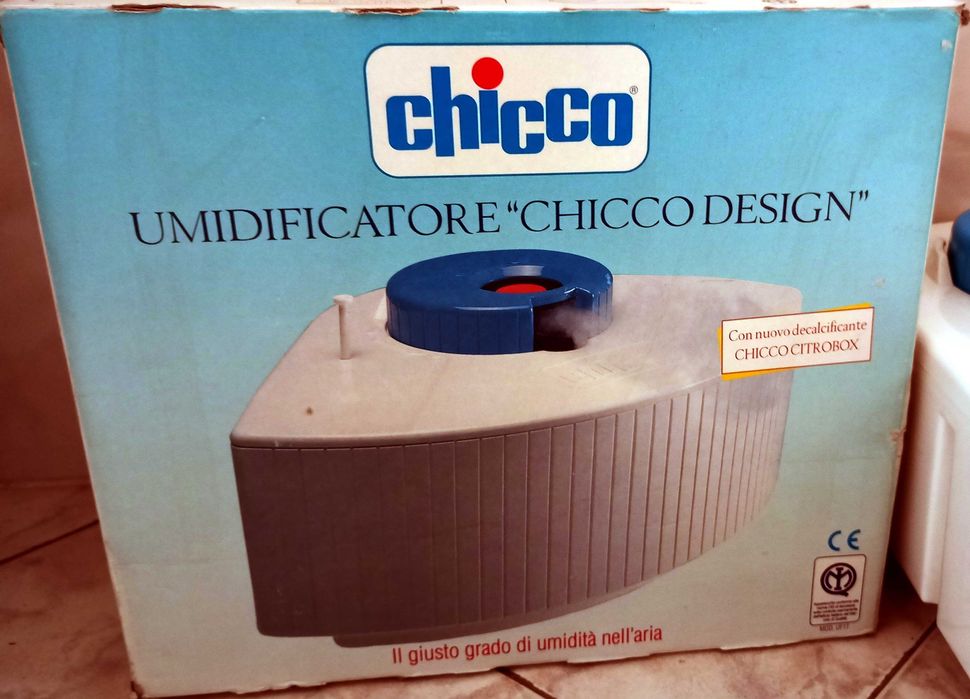 Humidificador CHICCO DESIGN Completo (acessórios + Aromatizador Pinho)