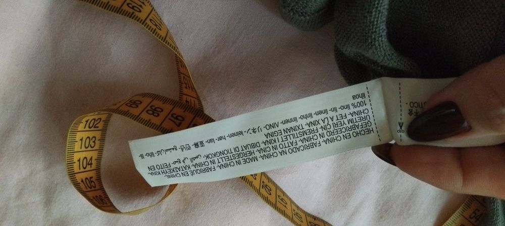 Sweter męski Massimo Dutti rozm. L, 100% len