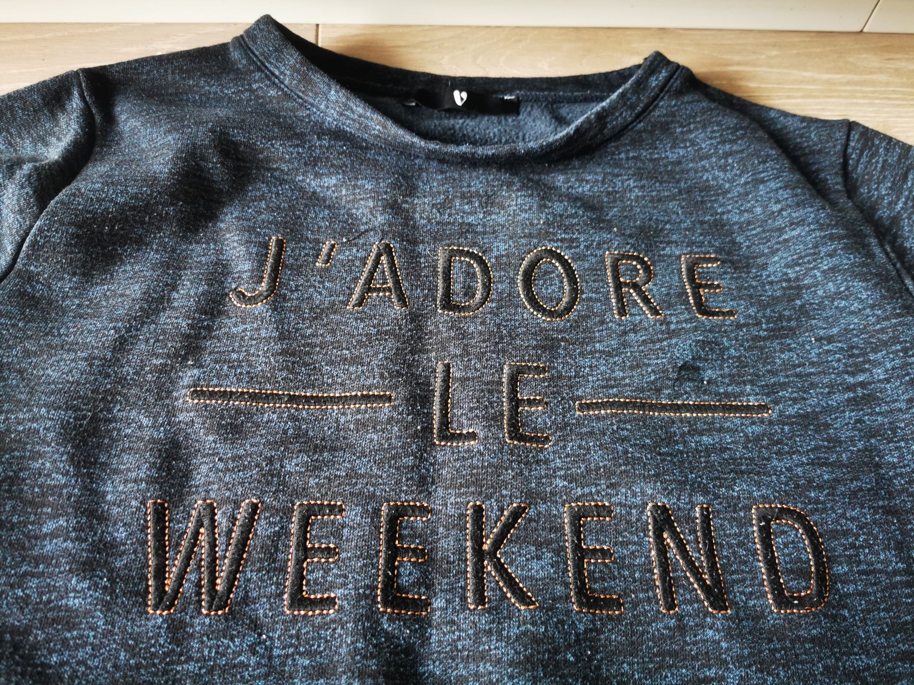 Bluza V Jadore Le Weekend granatowa r. M