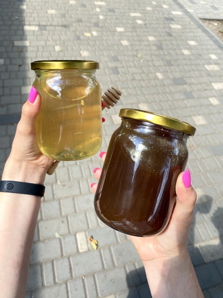 Падевий мед та акацієвий мед