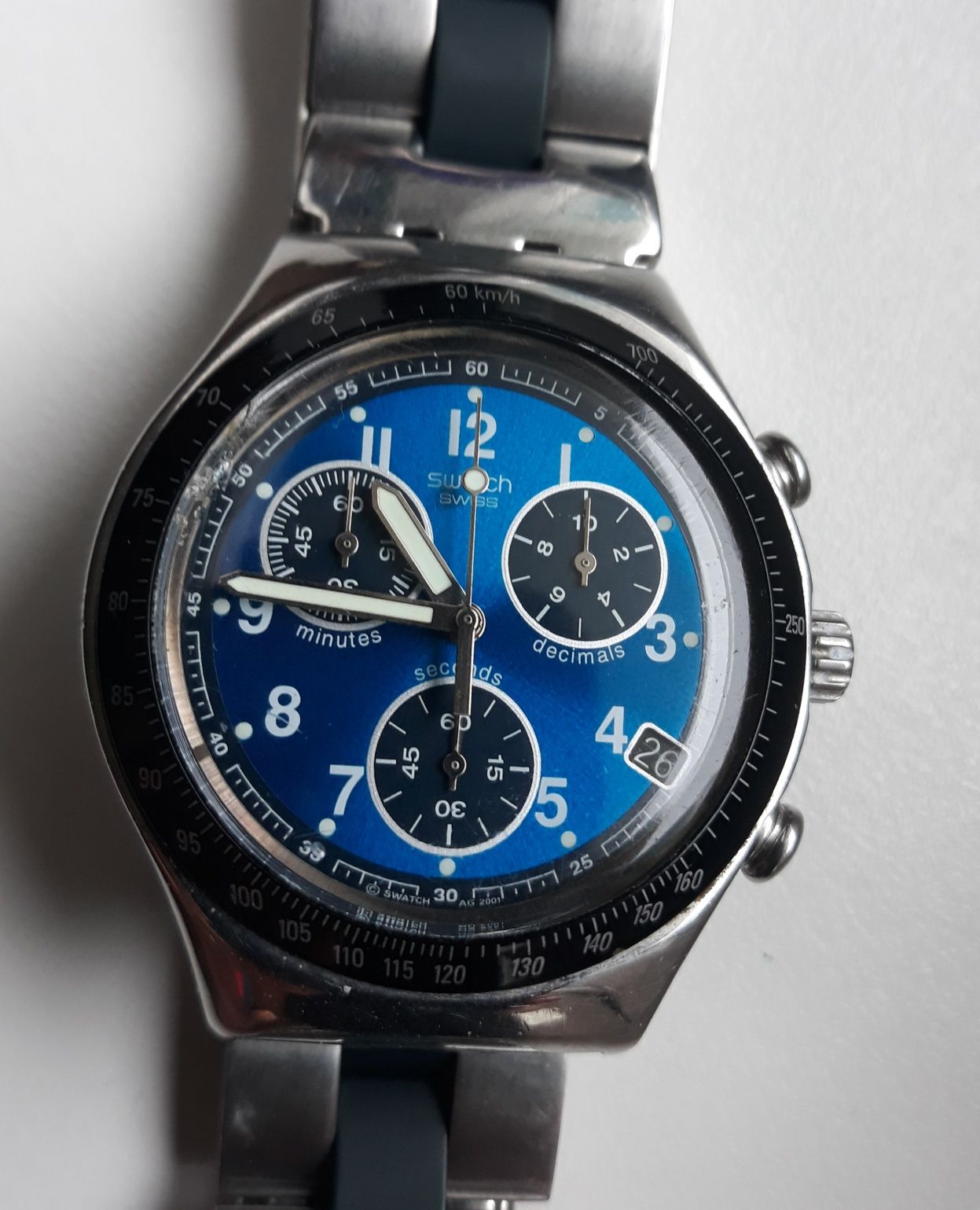 Swatch Irony Chronograph Boxengasse  2001r