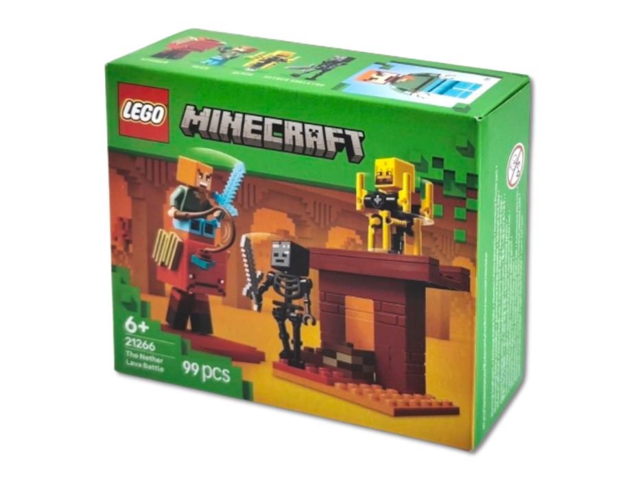 Klocki LEGO Minecraft Bitwa na moście Netheru 21266