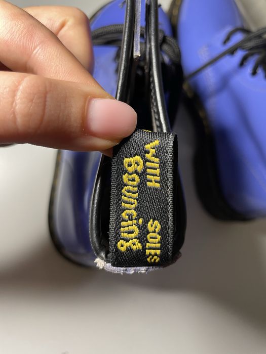 Glany Dr. Martens 1460W Patent Lamper Purple