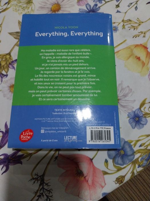 Every thing Every thing ( francês). Portes incluídos