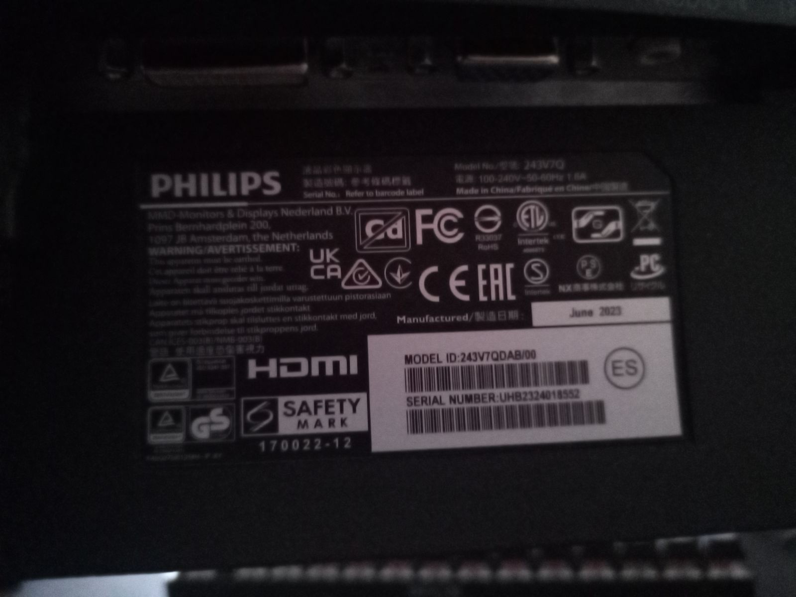 Monitor PHILIPS 24cali
