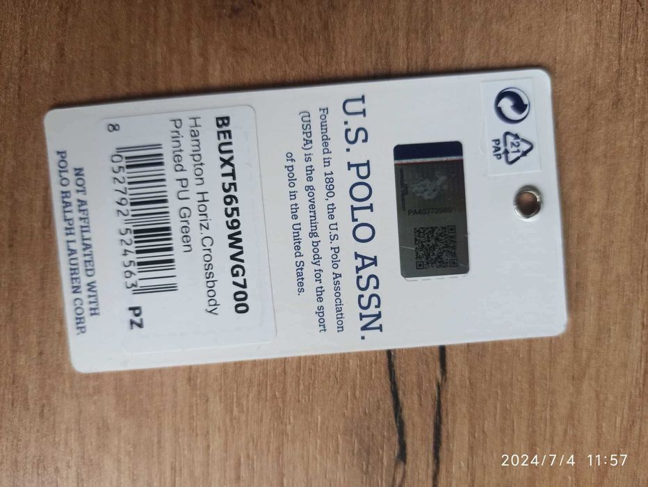 U.S. Polo Assn Torebka na ramię NOWA