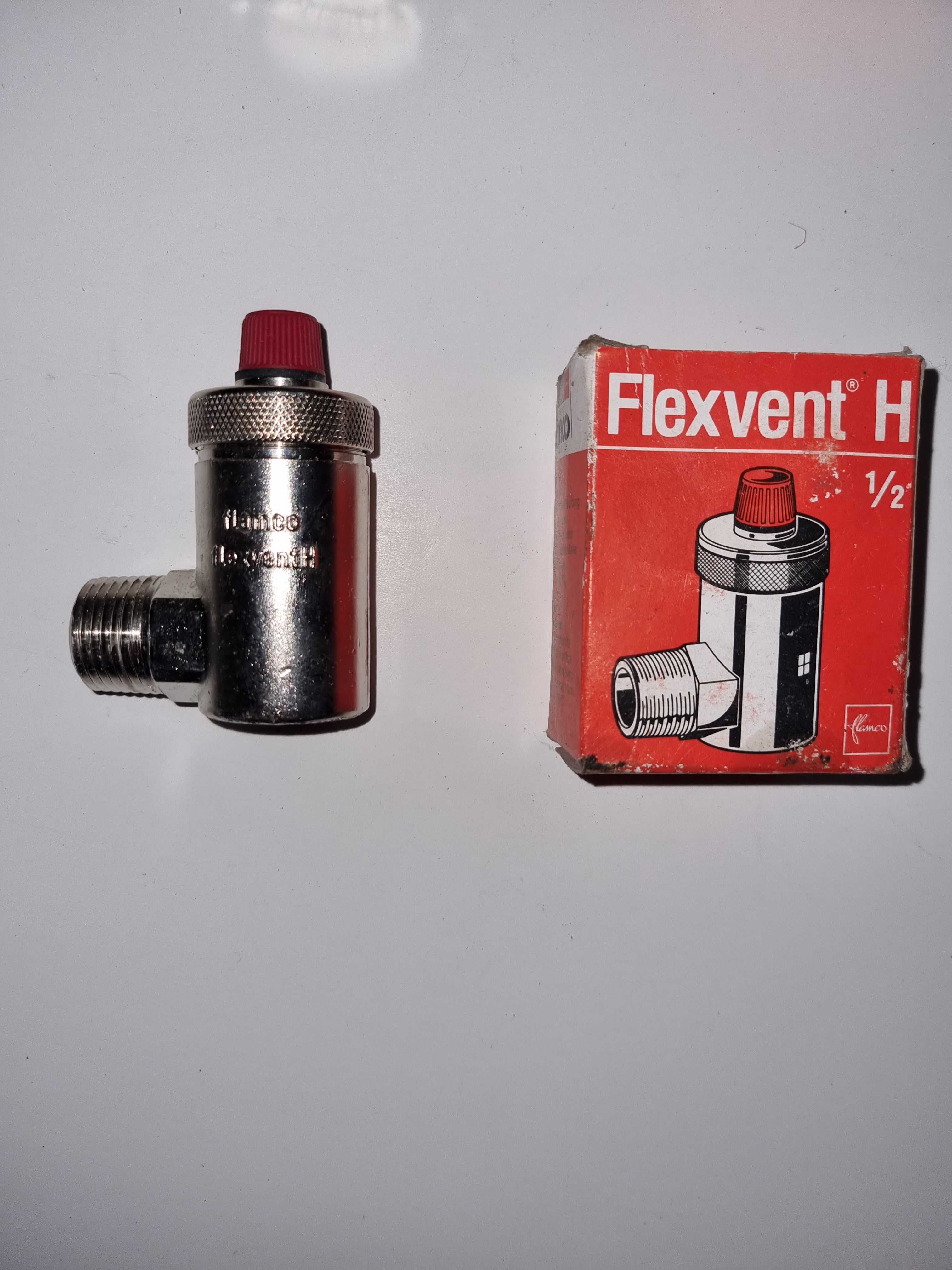 Odpowietrznik Flexvent H 1/2" Kątowy, Nikiel