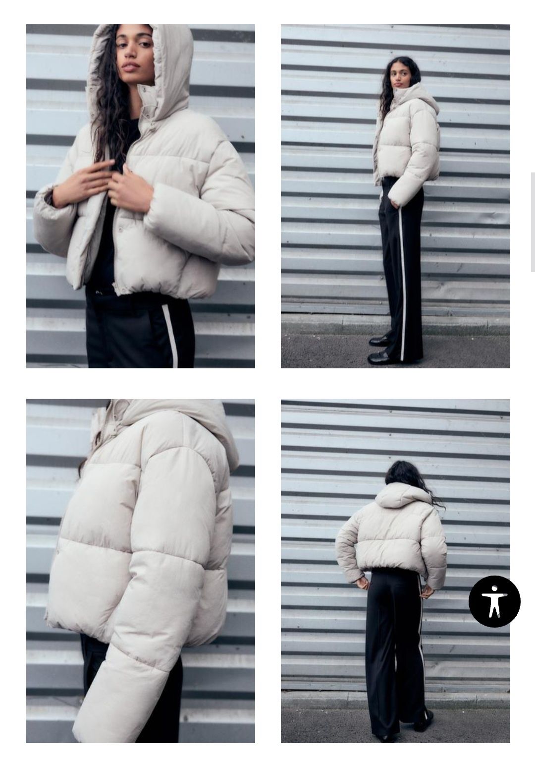 Куртка пуфер, Zara, жіноча, тепла