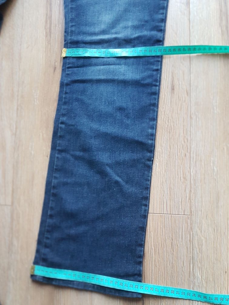 LTB Jeans dżinsy jeansy spodnie męskie dzwony W34 L34 granatowe XL