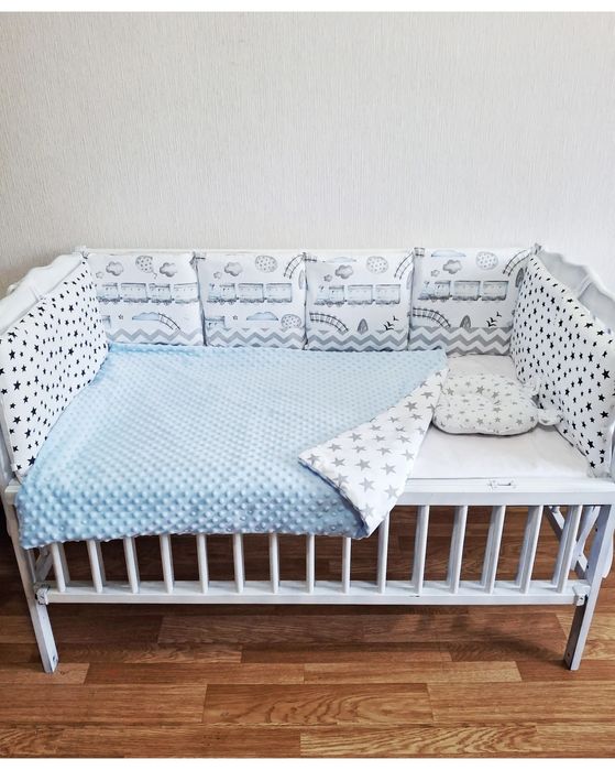 Бортики в дитяче ліжечко. Защитные бортики в детскую кроватку.