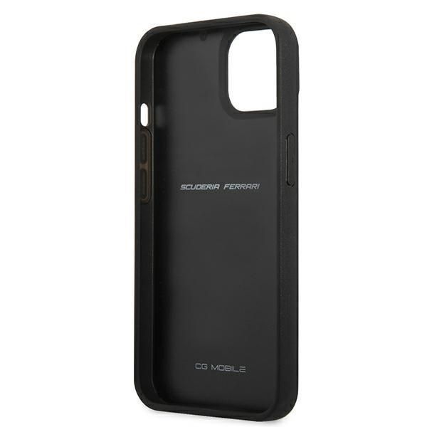 Etui Ferrari iPhone 13 Mini Carbon Black - Kolekcja On Track