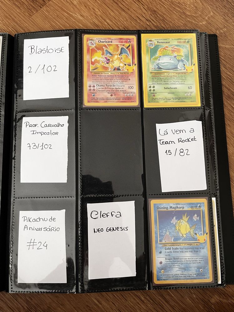 Cartas de celebrações - troca