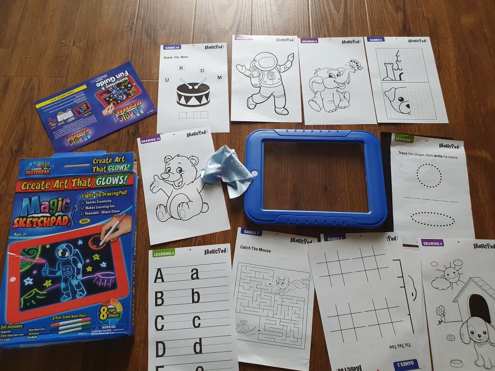Tablet dla dzieci Magic Pad z akcesoriami