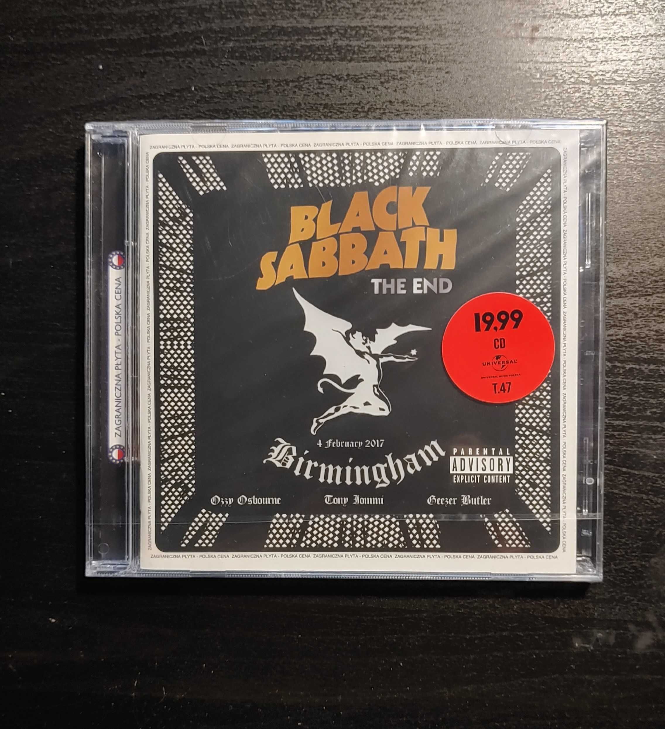 Black Sabbath - The End Birmingham Płyta CD Nowa Folia