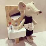 Zestaw do mycia zębów myszki maileg barbie sylvanian szczoteczka pasta